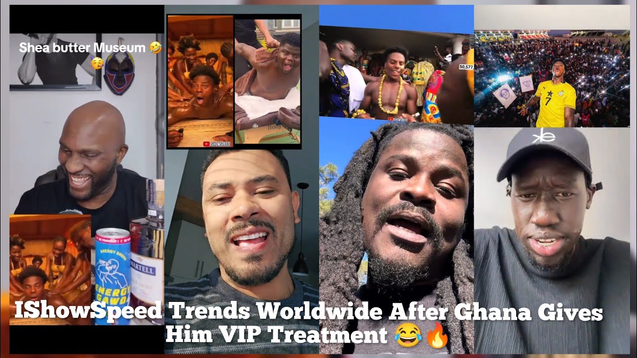 IShowSpeed Trends Worldwide After Ghana Gives Him VIP Treatment 😂🔥