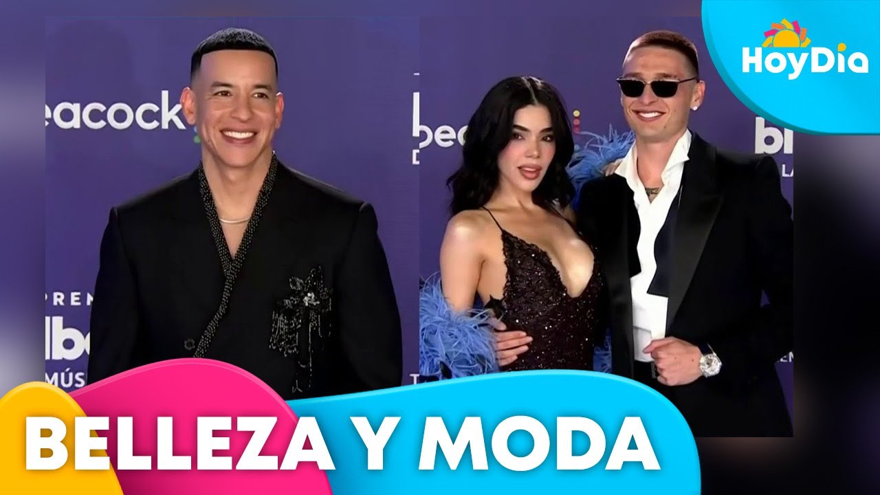 Peso Pluma y Olga Tañón destacan por sus looks en los Premios Billboard 2025 | Hoy Día | Telemundo