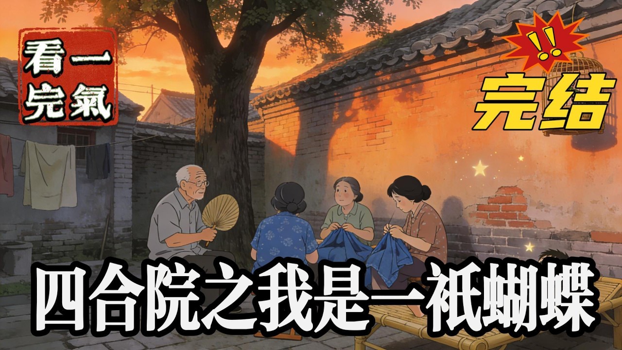 💥💥💥完结！《四合院：我是一只蝴蝶》我想用最平实的文字描述这段故事。我想用自己的观点重新安排四合院众人的结局。我想用尽可能合理的逻辑带读者回顾那段光辉历史。#四合院  #穿越 #爽文