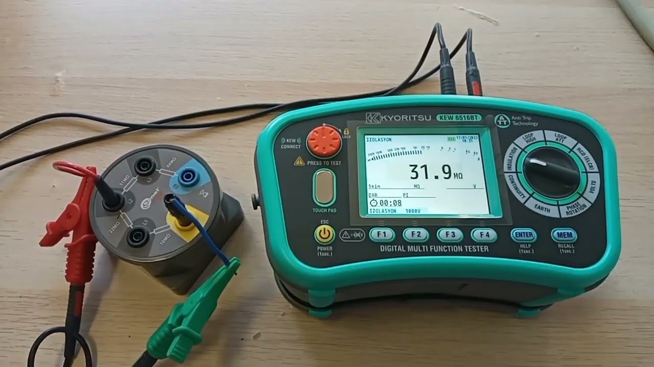 Kyoritsu KEW 6516BT Çok Fonksiyonlu Elektrik Tesisat Test Cihazı Tanıtım ve İnceleme