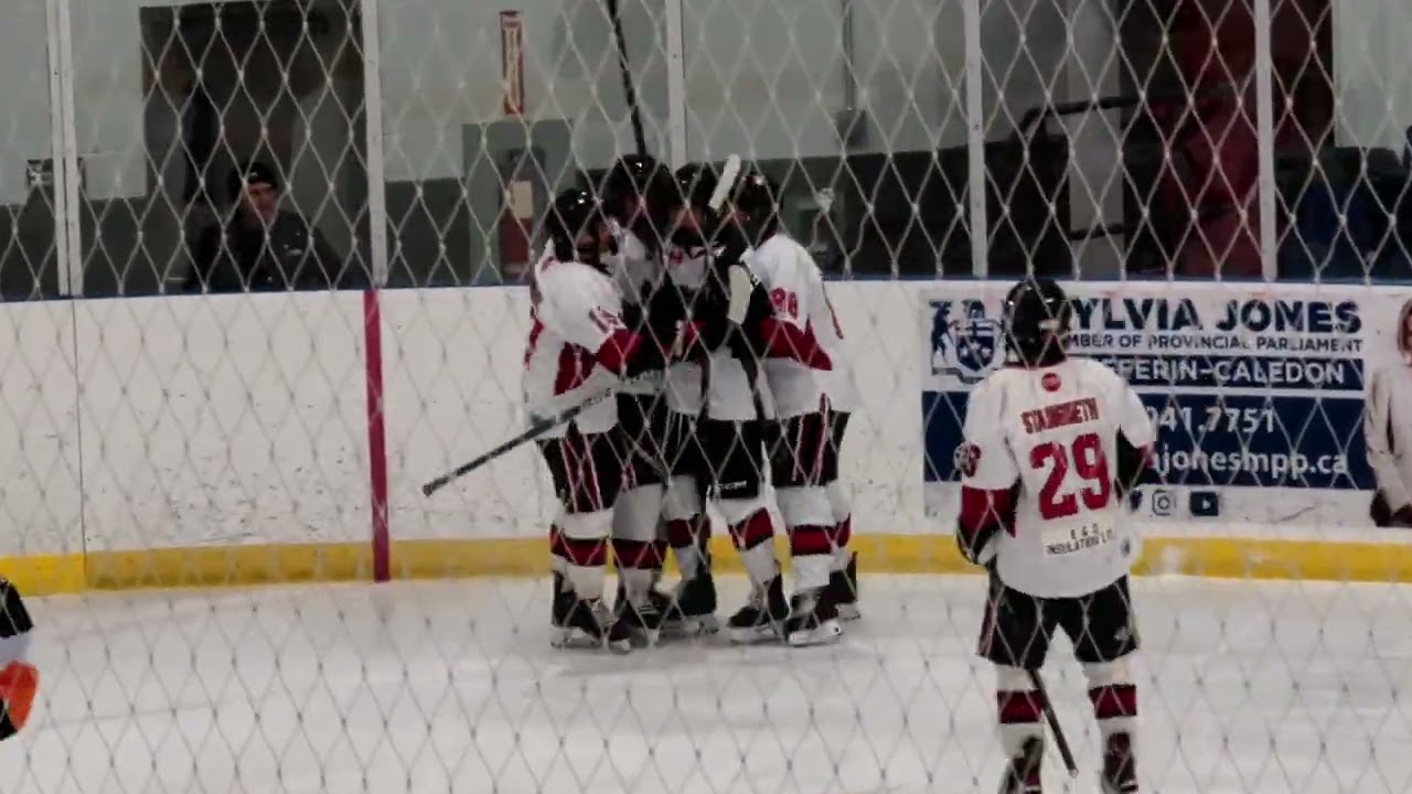 Caledon Hawks Vs Orangeville Flyers U18AA 3rd period 