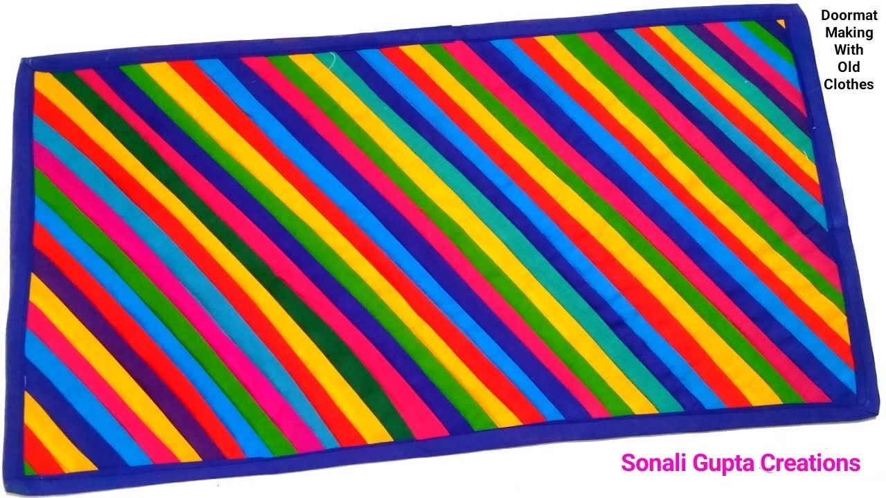 How To Make Doormat At Home | Paydan Banane Ka Tarika | Doormat With Old Clothes #doormatmaking #mat