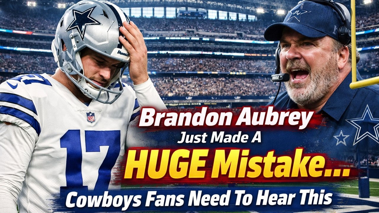 Brandon Aubrey Just Made A HUGE Mistake... Cowboys Fans Need To Hear This 🚨