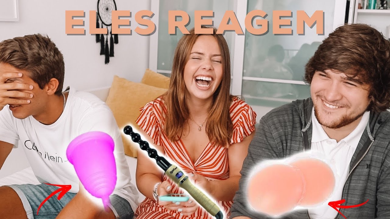 OS MEUS AMIGOS REAGEM A PRODUTOS E IMAGENS FEMININAS || Sara Vicario