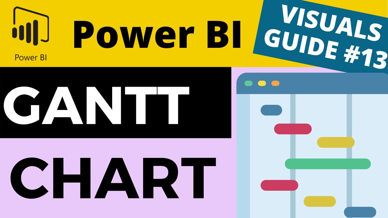 Power BI Visual Guide №13 — Диаграмма Ганта от MAQ Software — включая настройку метрик KPI