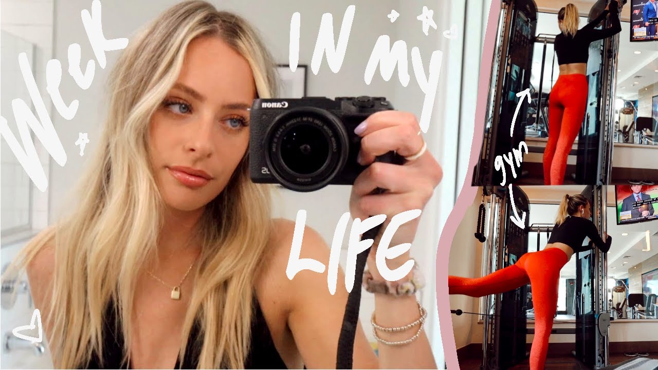 week in my life | going BLONDER, my fav lip combos, & makeup routine