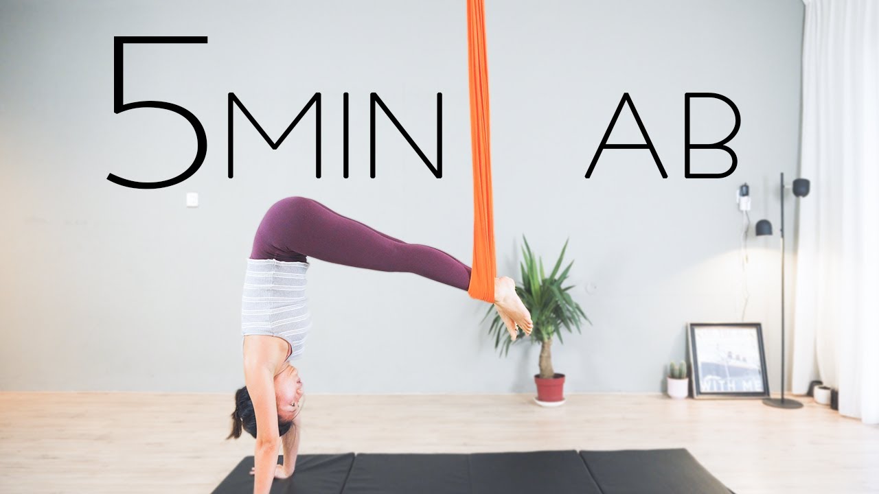 5 MIN Beginners Ab Workout🔥 | Aerial Fitness @ aerial practice