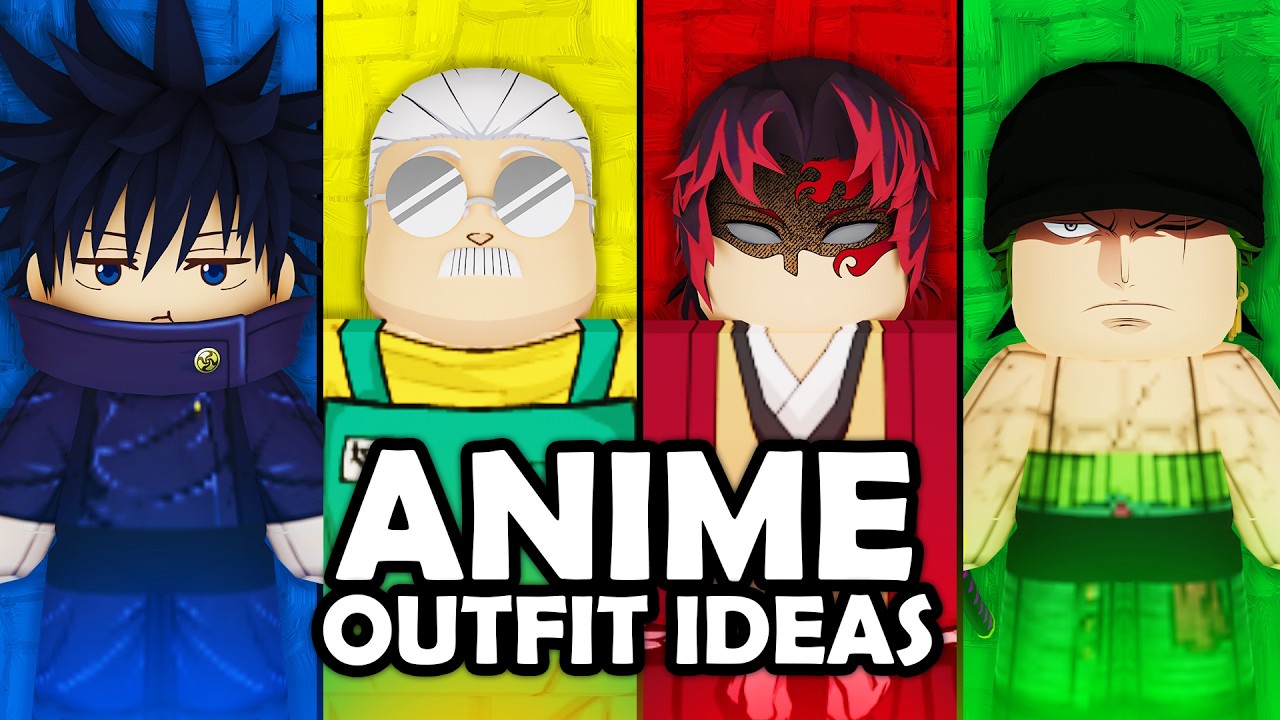 Подборка идей для аниме-нарядов #roblox
