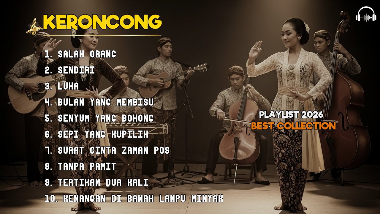 Keroncong Nusantara Sepanjang Masa | Kenangan Musik Klasik Indonesia yang Tak Terlupakan