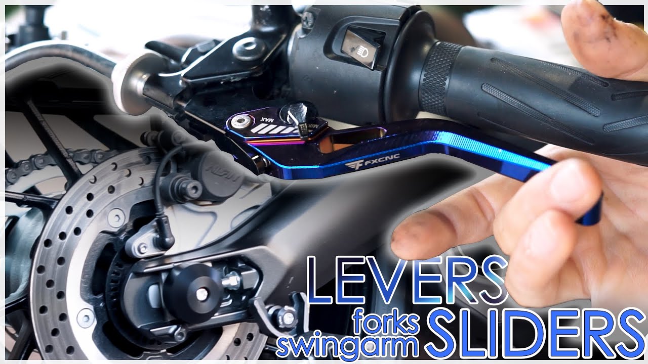 New LEVERS and FORK/SWINGARM SLIDERS | MT 09
