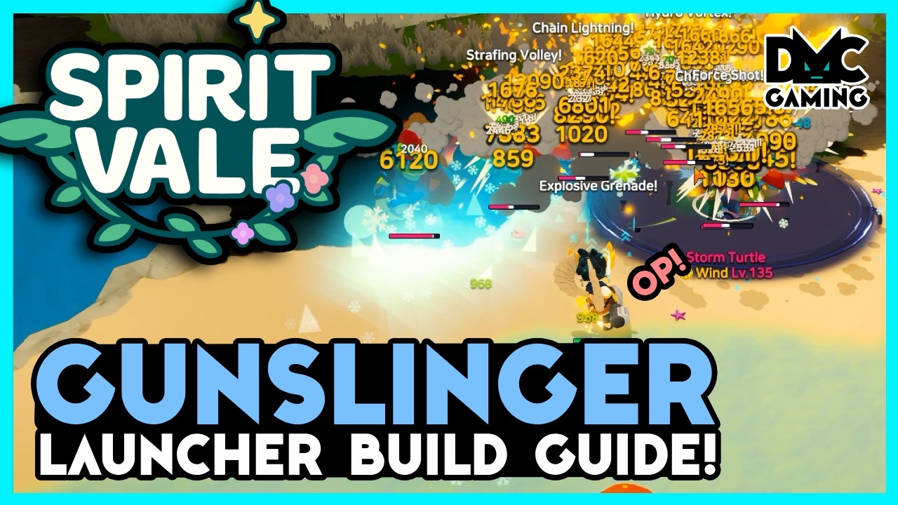 This Gunslinger Build is BROKEN in Spiritvale! Launcher Build Guide