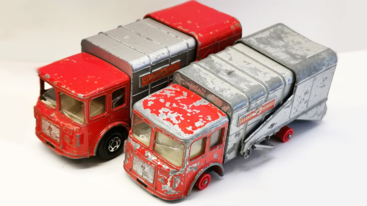 Реконструкция мусоровоза Matchbox № К-7. Обычная и сверхбыстрая версия. Литая модель.