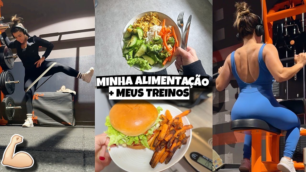 MINHA ALIMENTAÇÃO + MEUS TREINOS (POR 1 SEMANA) ❤️ - Bruna Paula