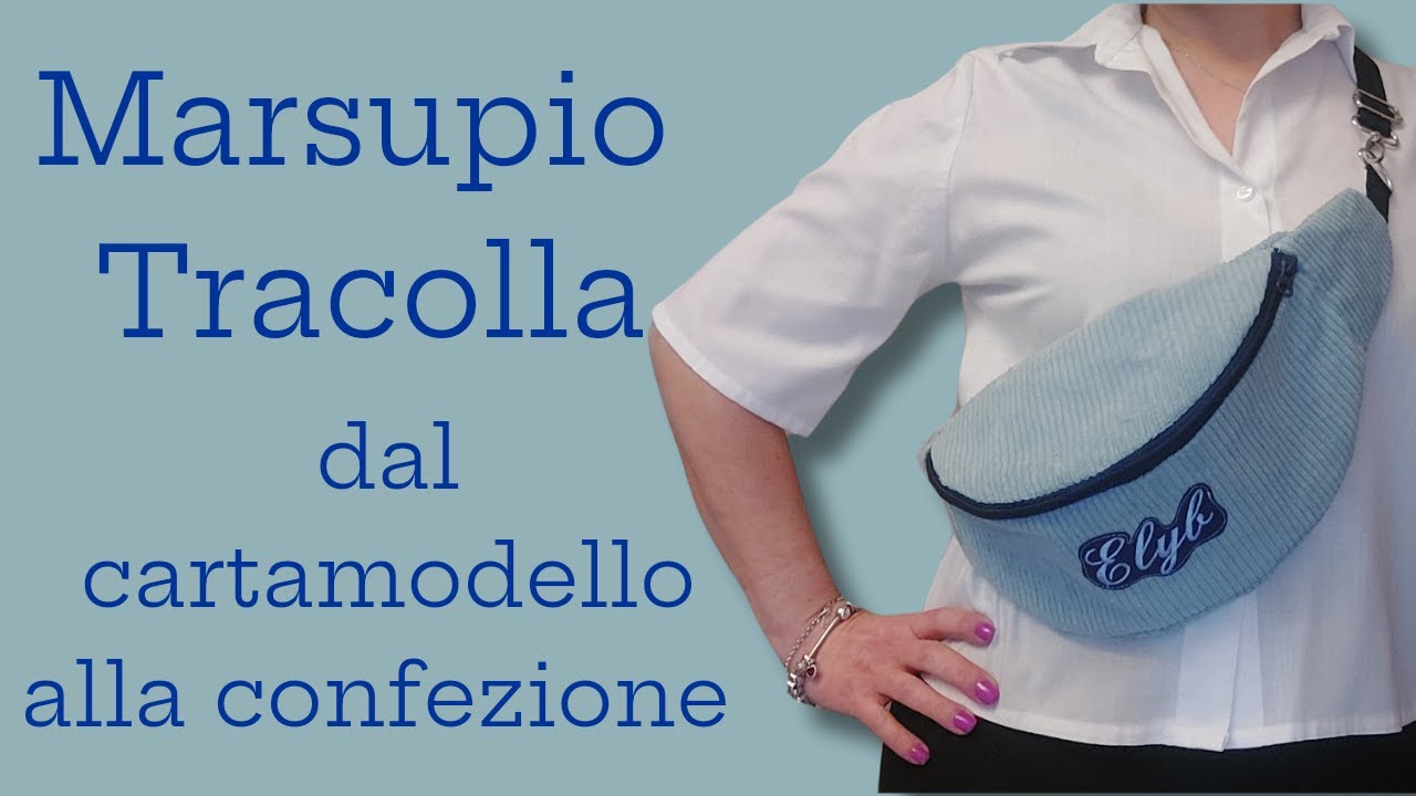 Come cucire un marsupio tracolla foderato