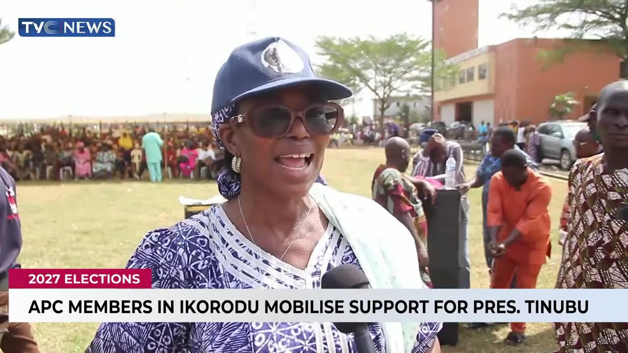 APC Members In Ikorodu Mobilise Support For President Tinubu