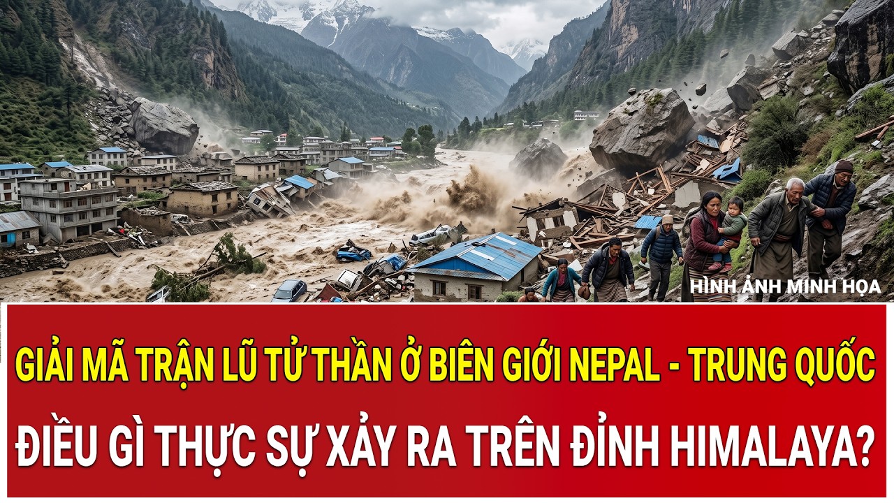 Giải m&atilde; trận lũ tử thần ở bi&ecirc;n giới Nepal - Trung Quốc: Điều g&igrave; thực sự xảy ra tr&ecirc;n đỉnh Himalaya?