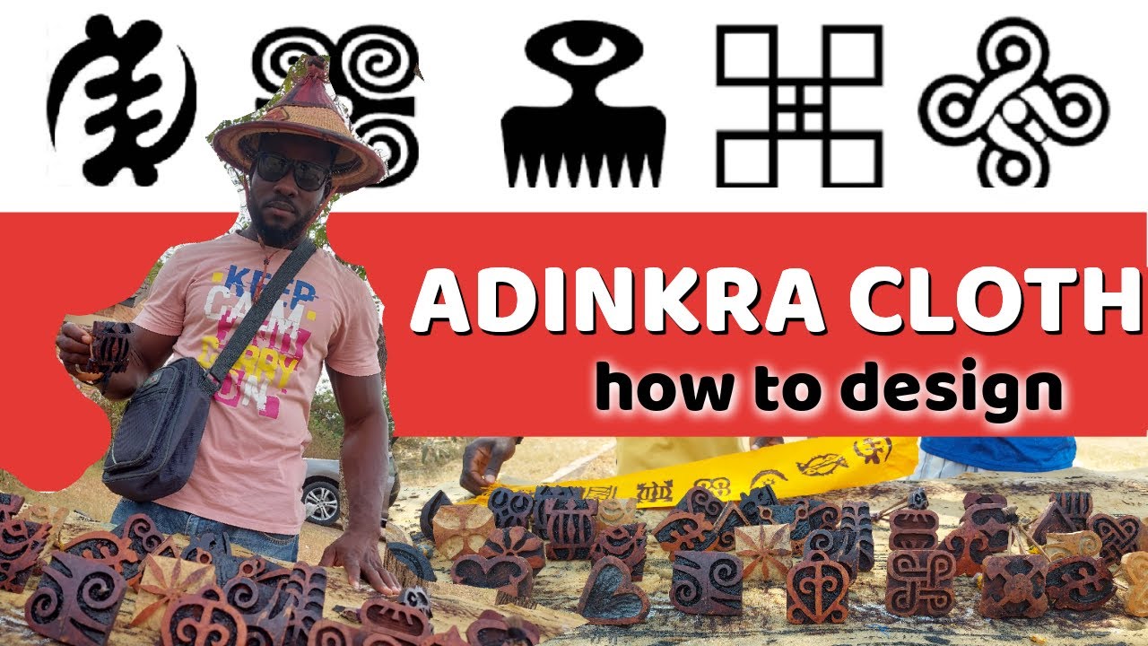 Adinkra cloth / how it is designed // Ntonso Adinkra