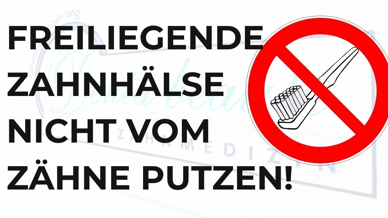 freiliegende Zahnhälse kommen nicht vom Zähne putzen!