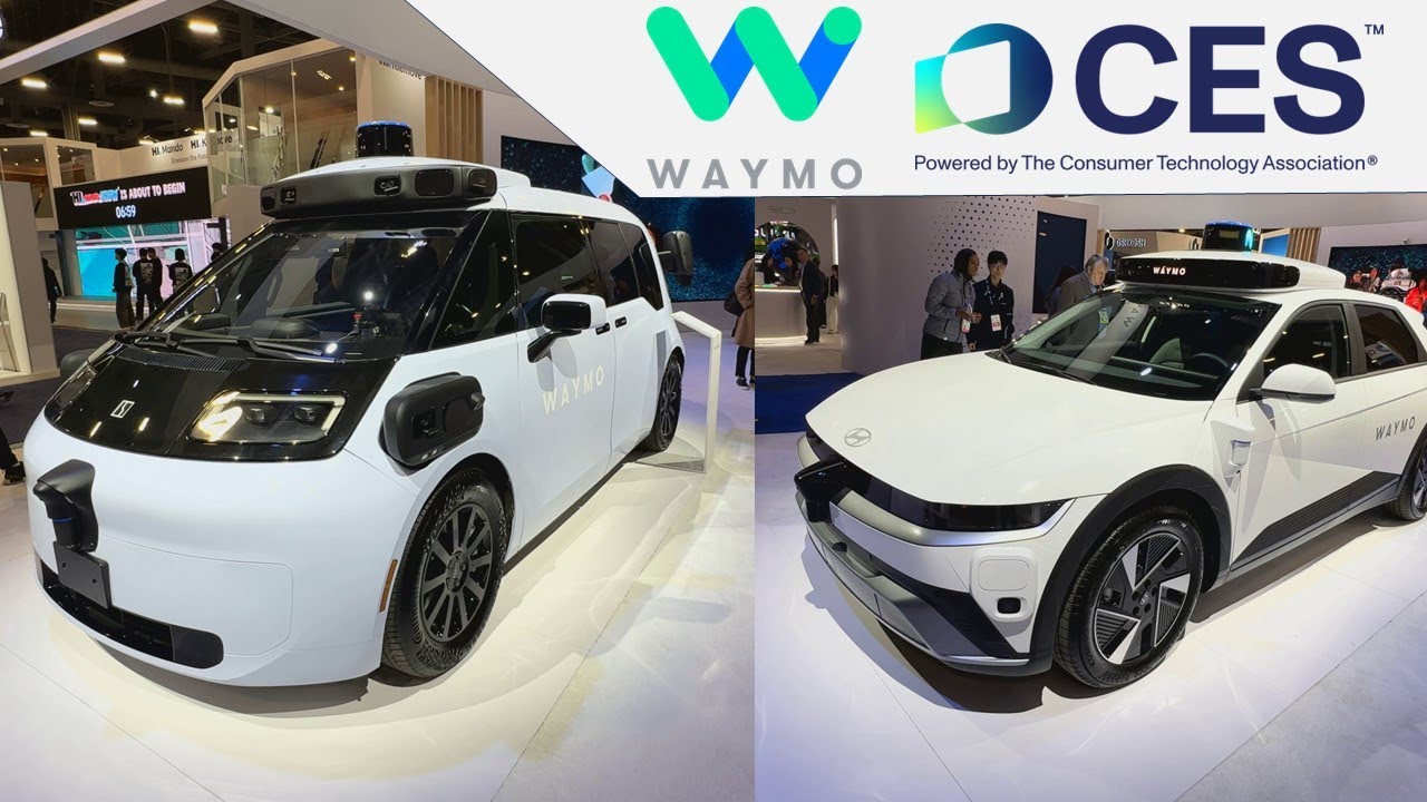 CES: 6th Gen WAYMO DRIVER on Zeekr and Hyundai EVs