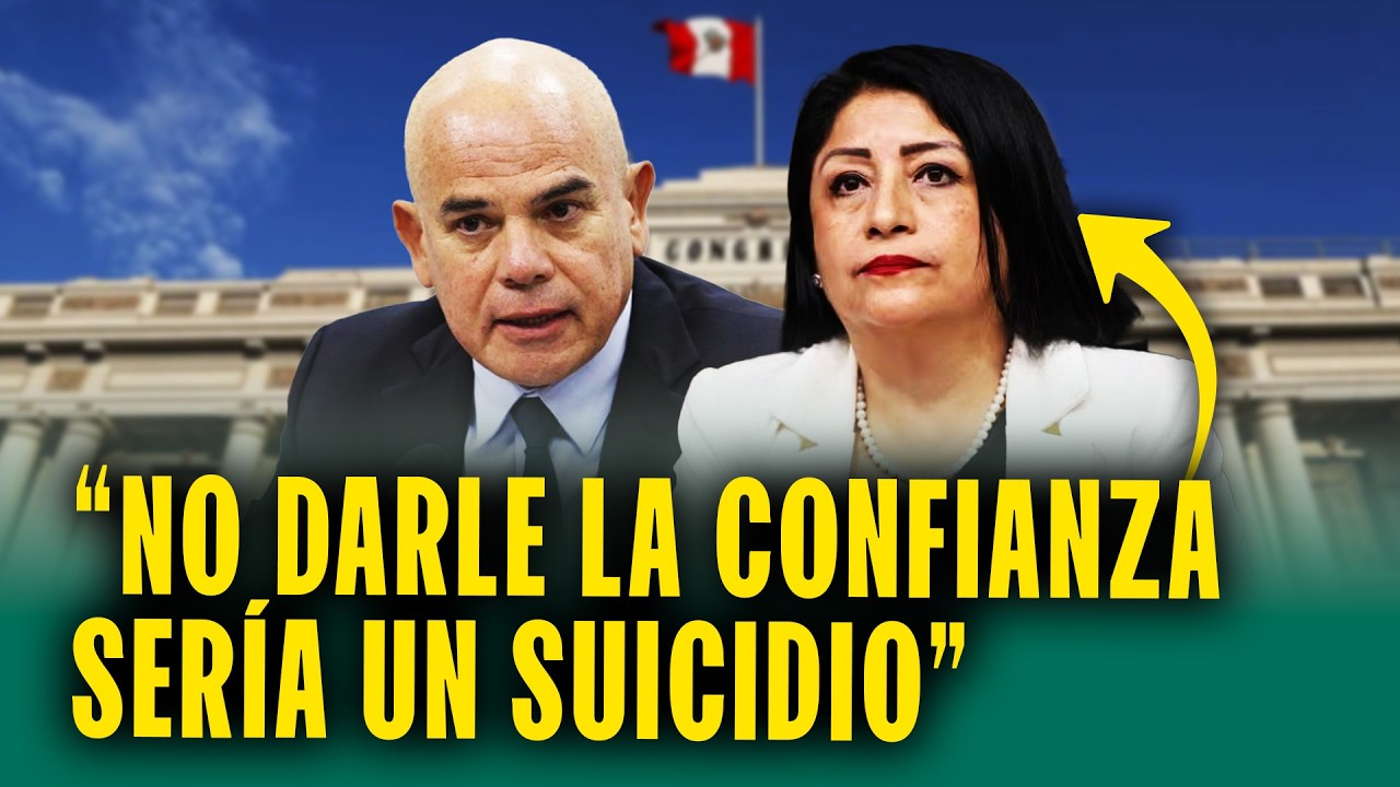 ¿Le darán el voto de confianza al gabinete de Denisse Miralles? Así respondió el expremier