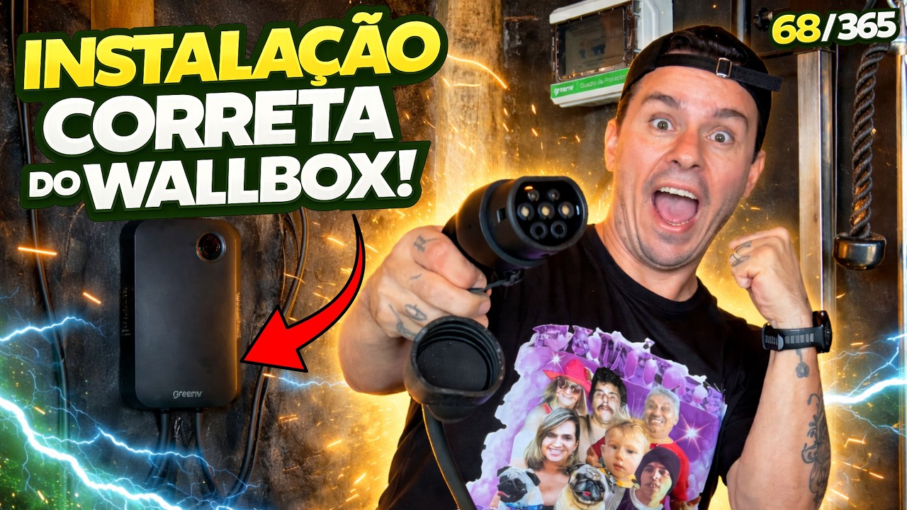 INSTALAÇÃO PROFISSIONAL DE WALLBOX PARA CARRO ELÉTRICO | TESTE REAL