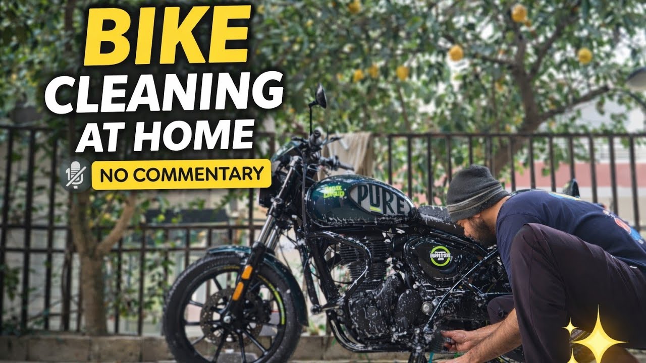 Hunter 350 Bike Cleaning | Simple & Satisfying