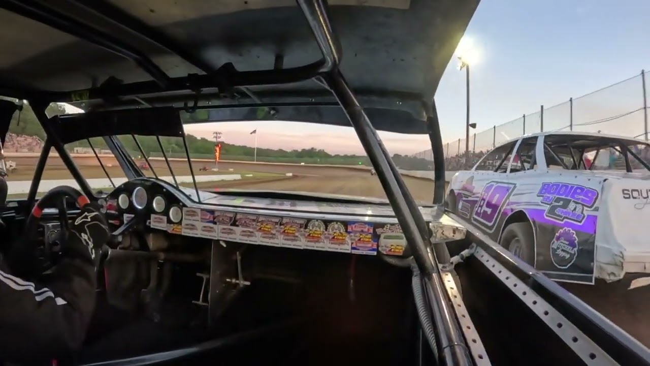 5-30-25 $30,000 at Boothill Speedway Heat 2 set 1 Chris Davis 98 in car