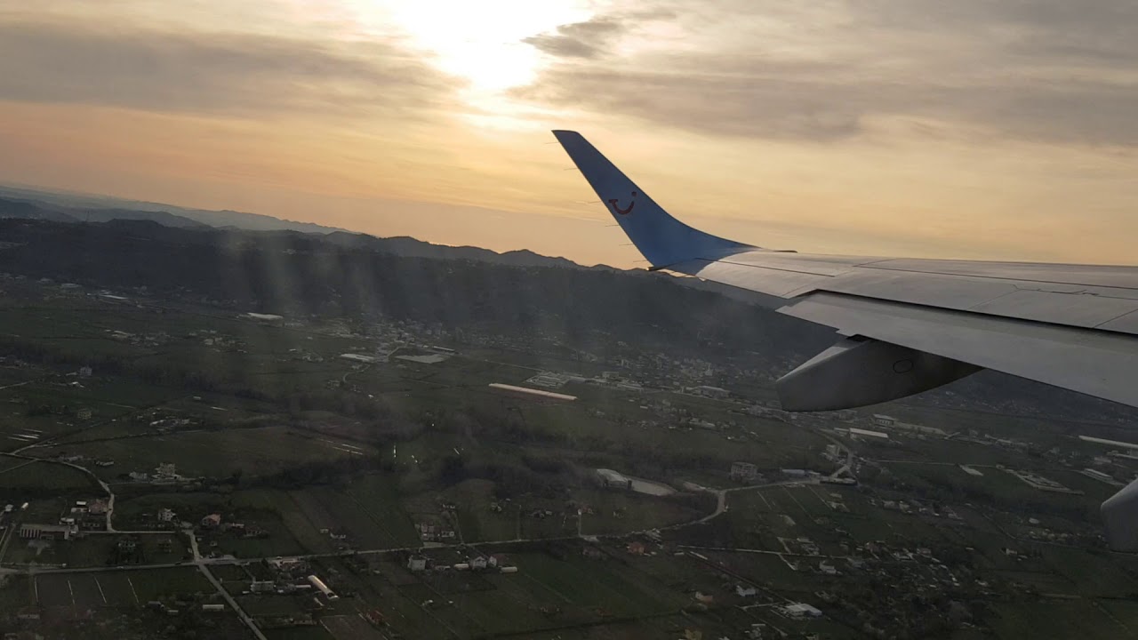 Tuifly departure of TIA tirana with Embraer e jet e190.