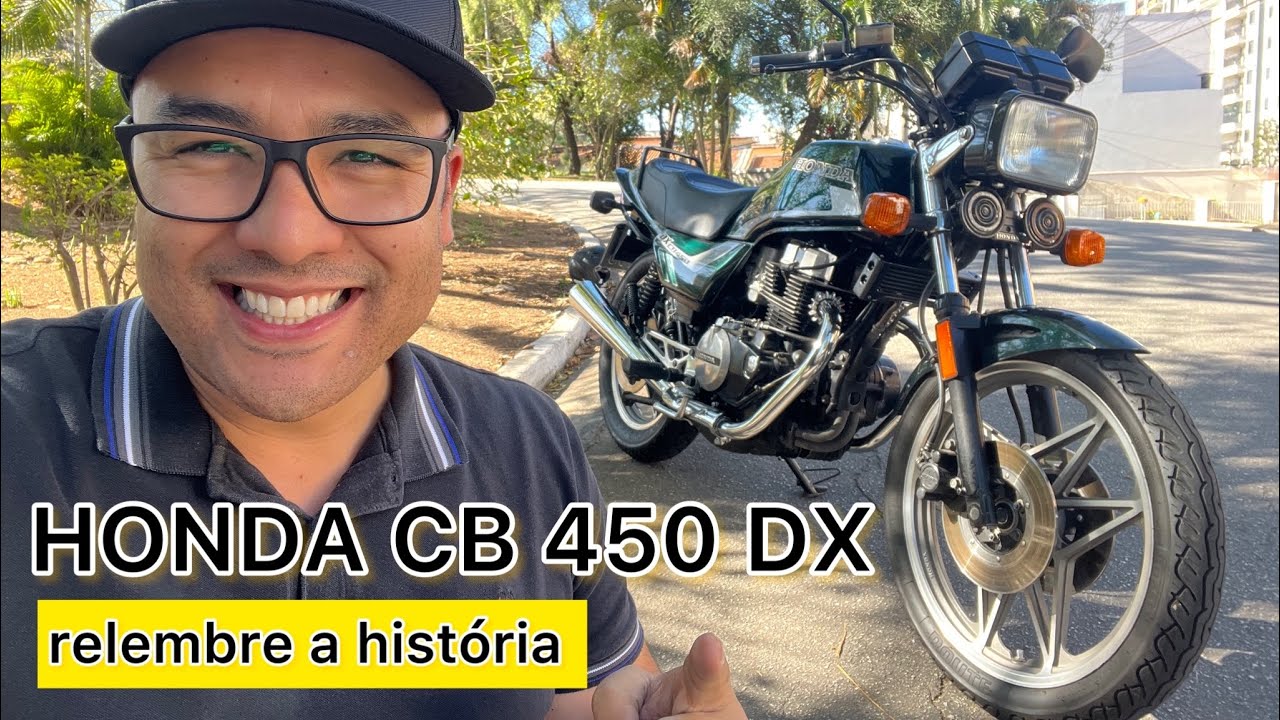 RELEMBRE A HONDA CB 450 DX 1993: motor, ficha técnica e detalhes