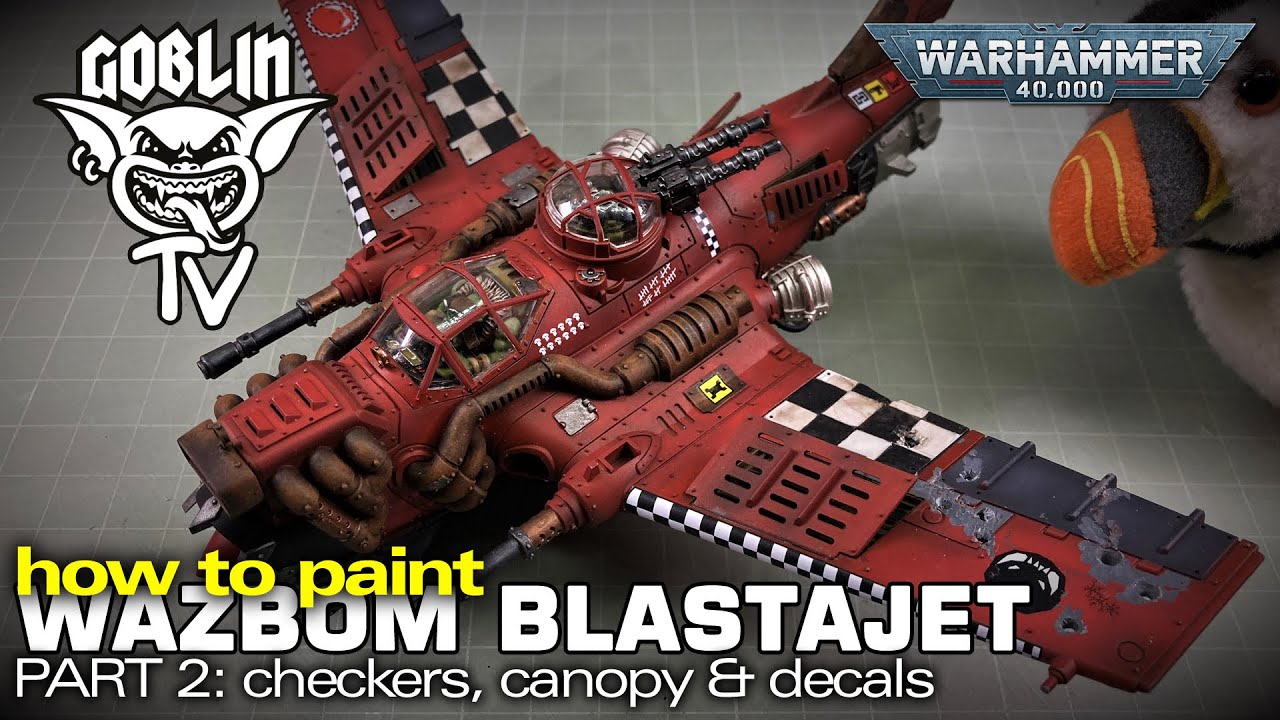 Painting Tutorial: Orks! Wazbomb Blastajet Part 2 - ModelMaking Guru - Hobby Tips!