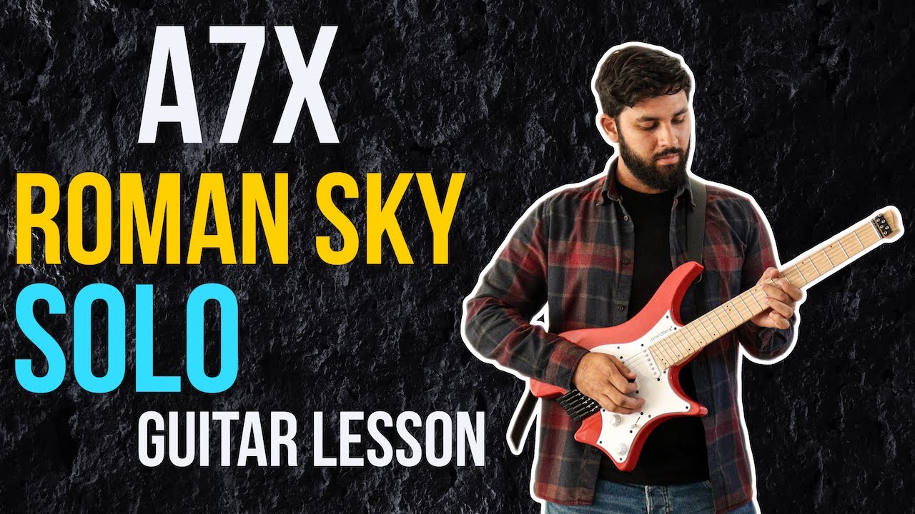 Avenged Sevenfold - Roman Sky Guitar Solo Lesson + TAB