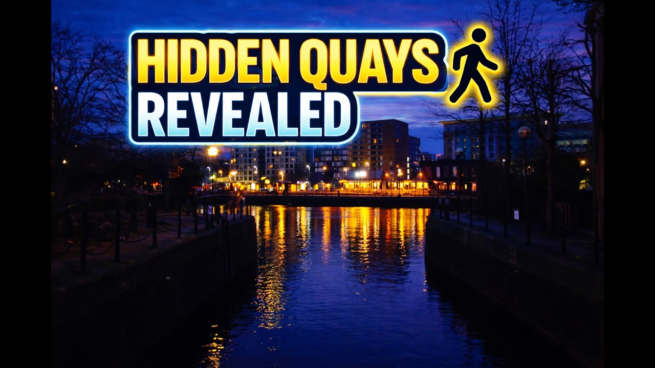 Hidden Salford Quays at Sunrise | You’ve Never Seen This Before! | 4K ASMR Walk