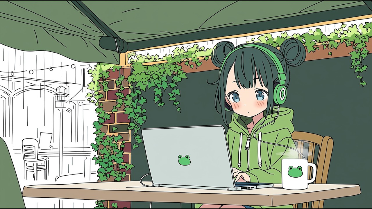 Mossy Lofi Radio 🐸 | Jazzy Café Vibes ~ 1 Hour Lofi Mix to Study, Chill & Relax ☕️
