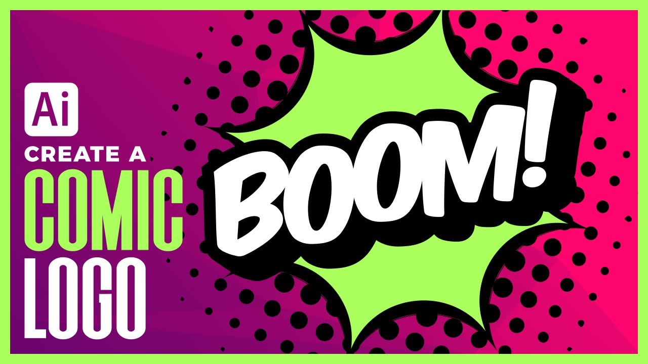 Create A Comic Style Logo with Illustrator