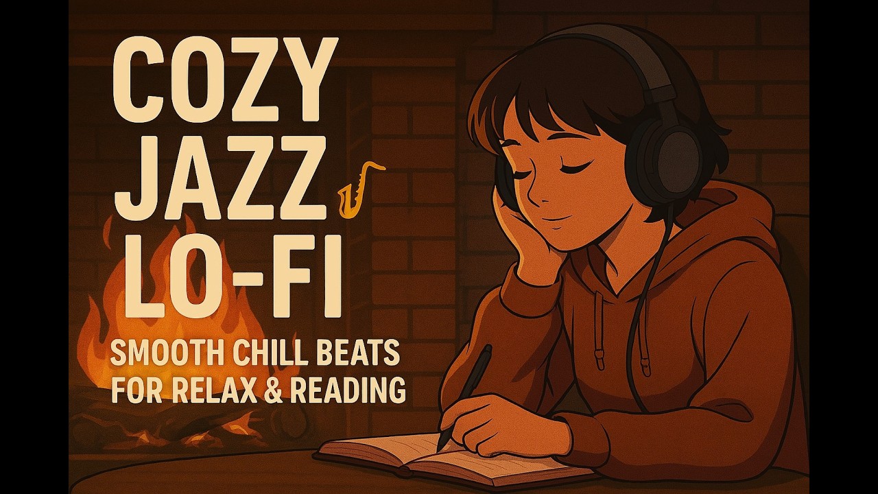 Cozy Jazz Lo Fi 🔥 Smooth Chill Beats for Relax & Reading