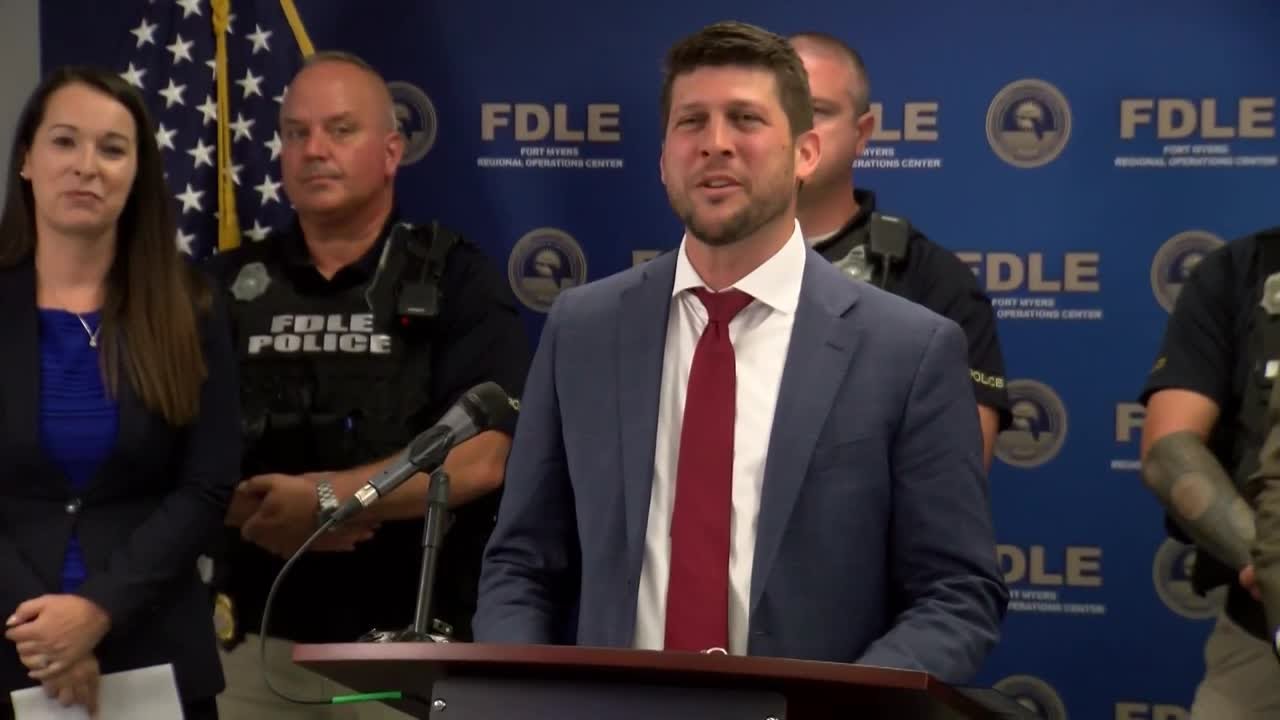 Florida Attorney General announces arrest of three men on various child porn charges