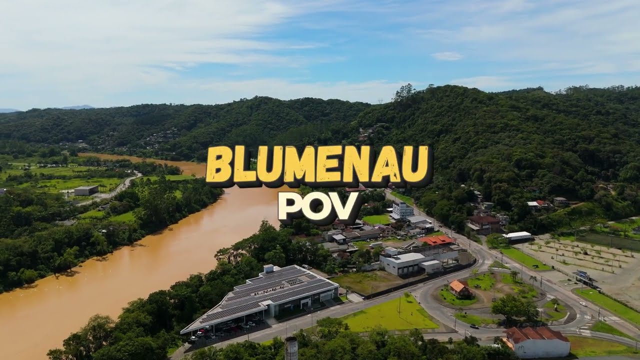 ✈️ Voo por cima do SESI e bairro Vorstadt em Blumenau - SC | Visto de cima #blumenau #drone #dji