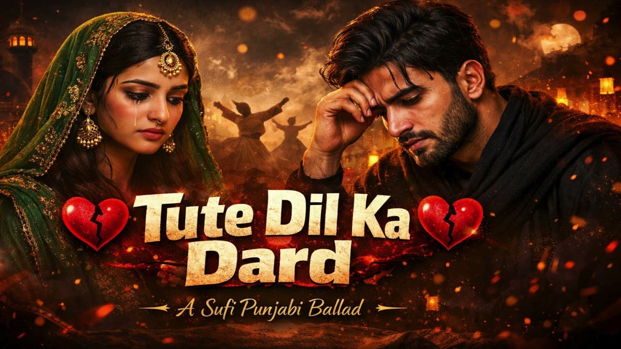 💔 Tute Dil Ka Dard 💔 | A Sad Sufi Melody That Will Touch Your Heart  | Sufi Punjabi Ballad