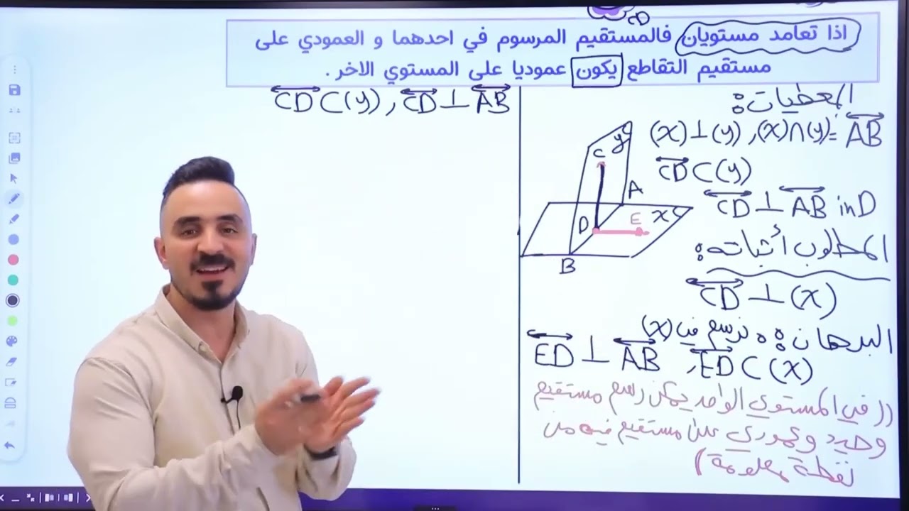 مبرهنه 7 رياضيات السادس العلمي