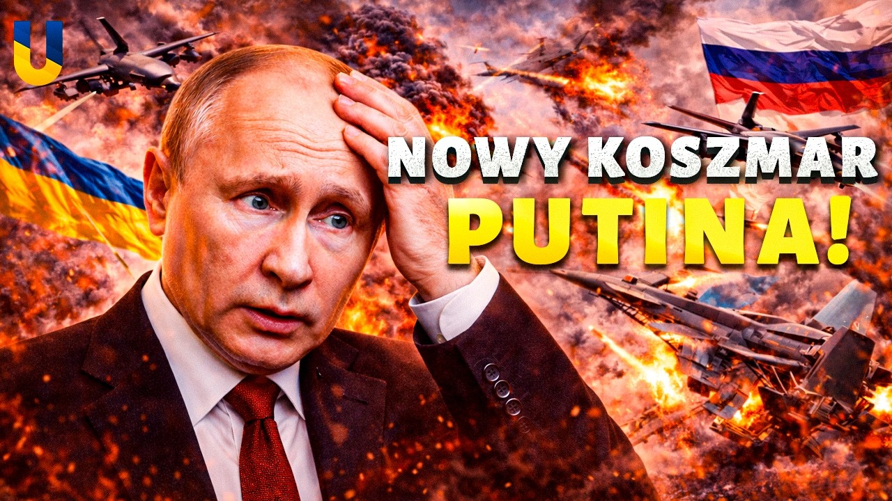 NOWY STRACH PUTINA! Tajna broń Ukrainy w akcji. POWIETRZNA BITWA z Rosją