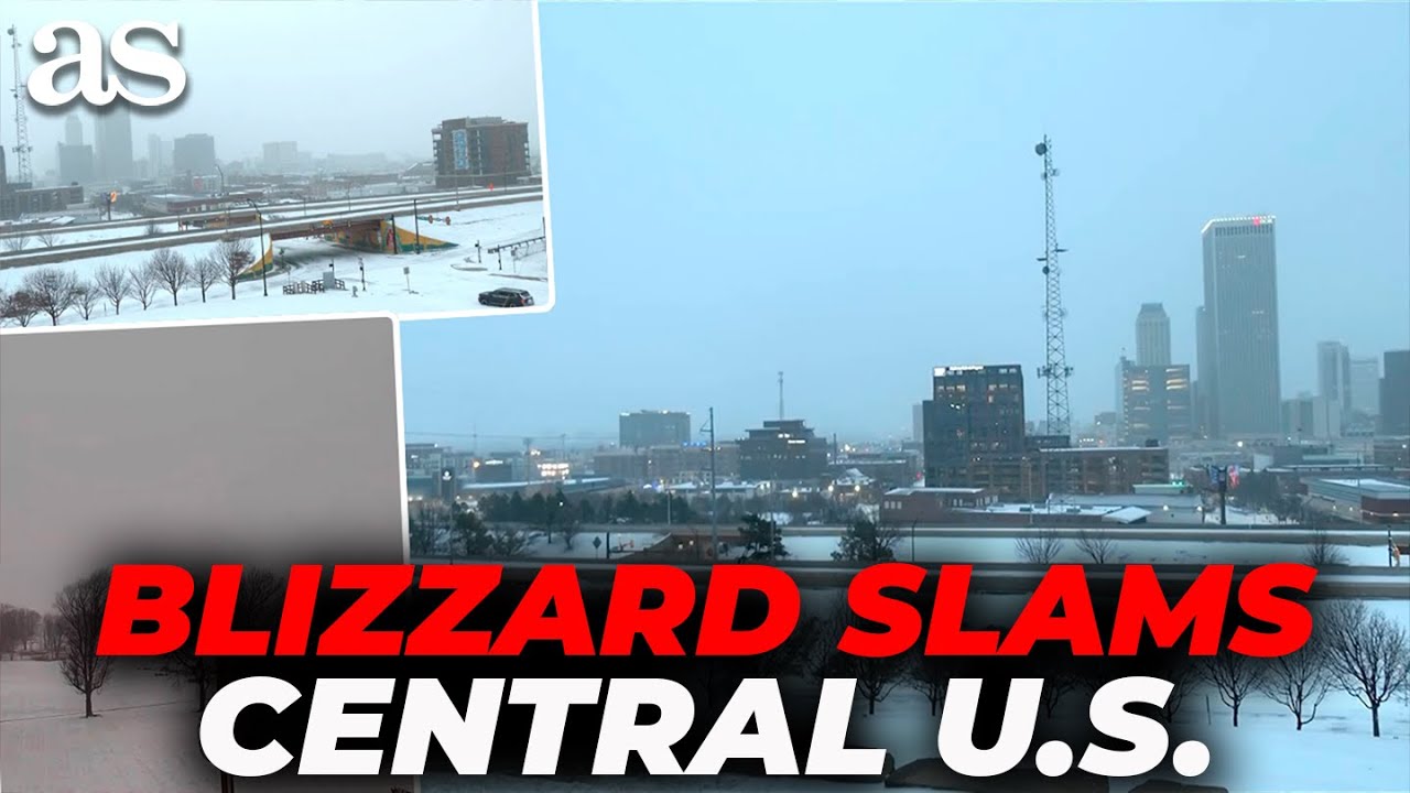 MONSTER WINTER STORM buries TULSA, TEXAS and ARKANSAS under HEAVY SNOW