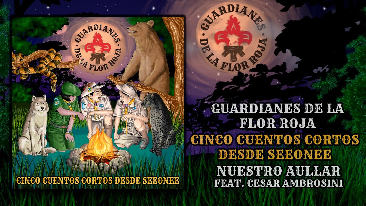 Guardianes de la Flor Roja - Nuestro Aullar [Feat. Cesar Ambrosini] - VIDEO CON LETRA