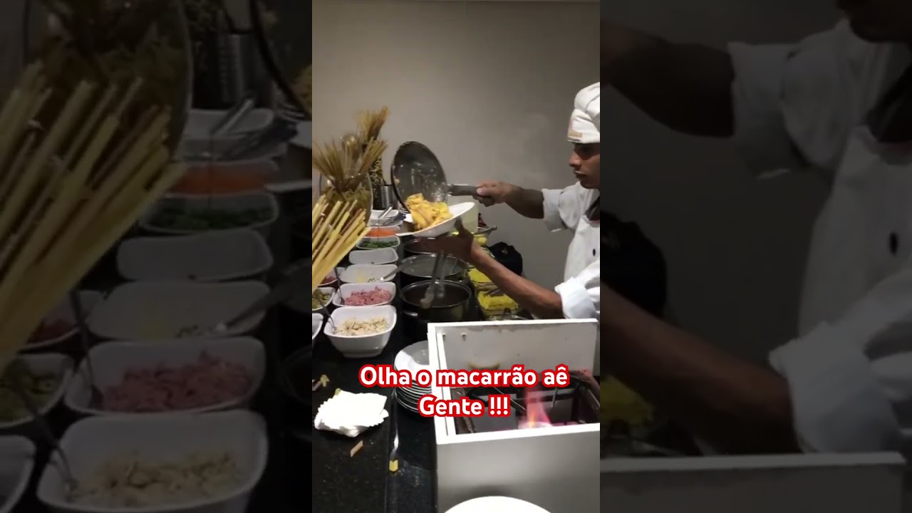 Macarr&atilde;o ao vivo #buffet #food #gourmet #food #gourmet #macarr&atilde;o #empreendedorismo #jantar #molhos