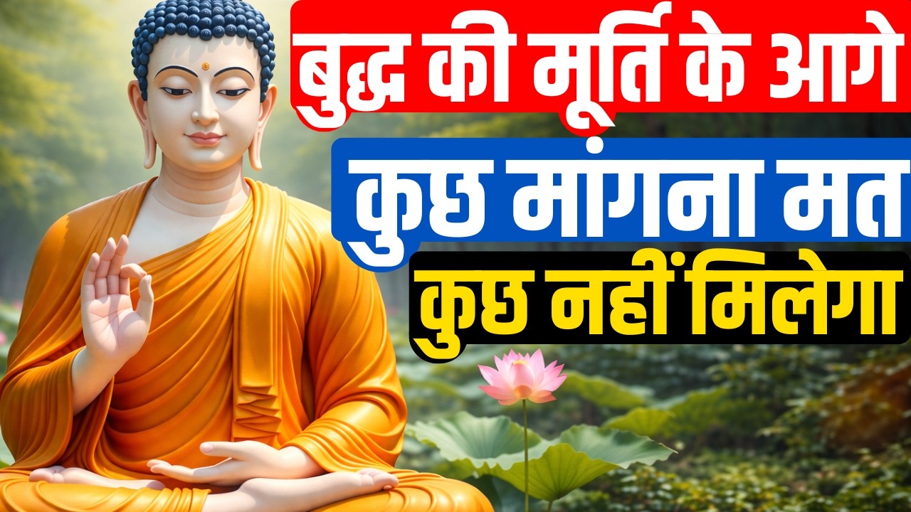 बुद्ध की मूर्ति के आगे कुछ मांगना मत,  कुछ नहीं मिलेगा