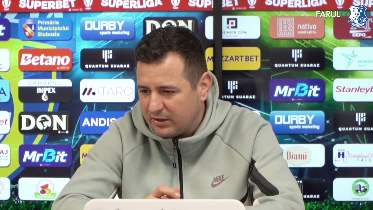 Conferință Ianis Zicu după Un.Slobozia - Farul 2-1