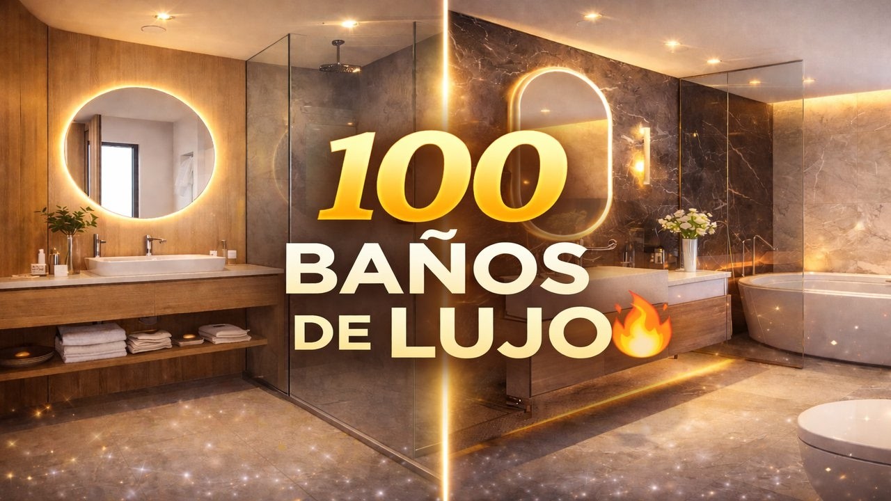 100 Baños Pequeños que Parecen Grandes y de Lujo🔥 Ideas Modernas 2026