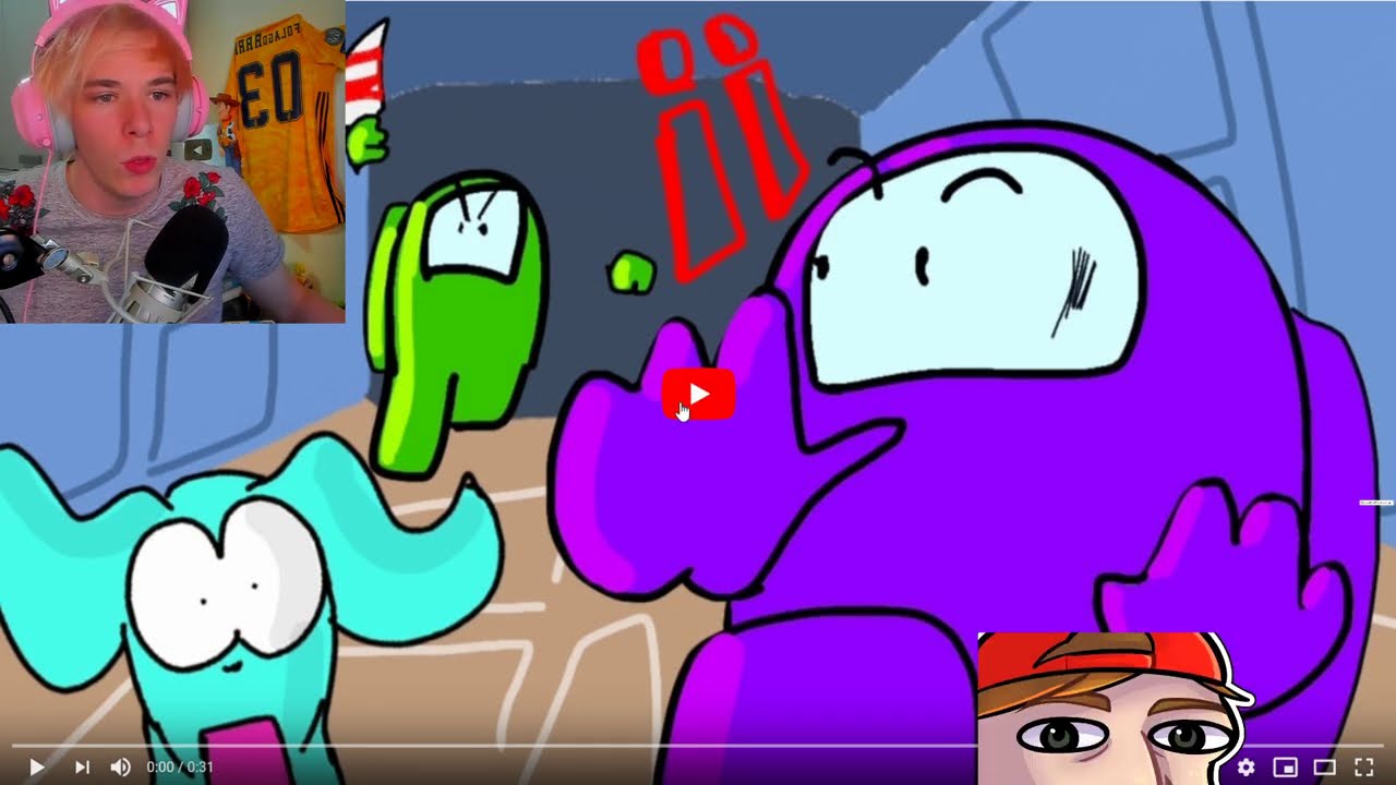Folagor Reacciona ANIMACION AMONG US IBAI KUN AGUERO WILLYREX VEGETTA HORNSTROMP