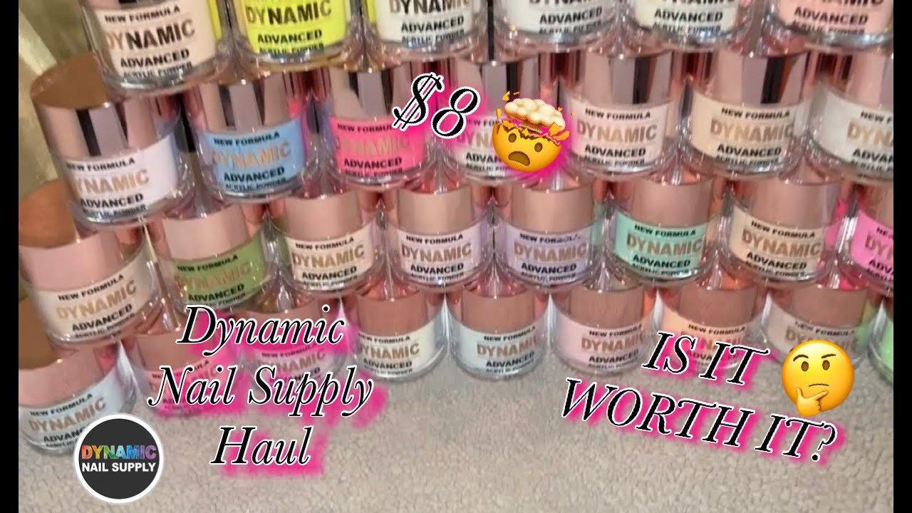 DYNAMIC Nail supply swatch 🤩PT.1 | $8 🤯| 20 COLORS | IS IT WORTH IT?
