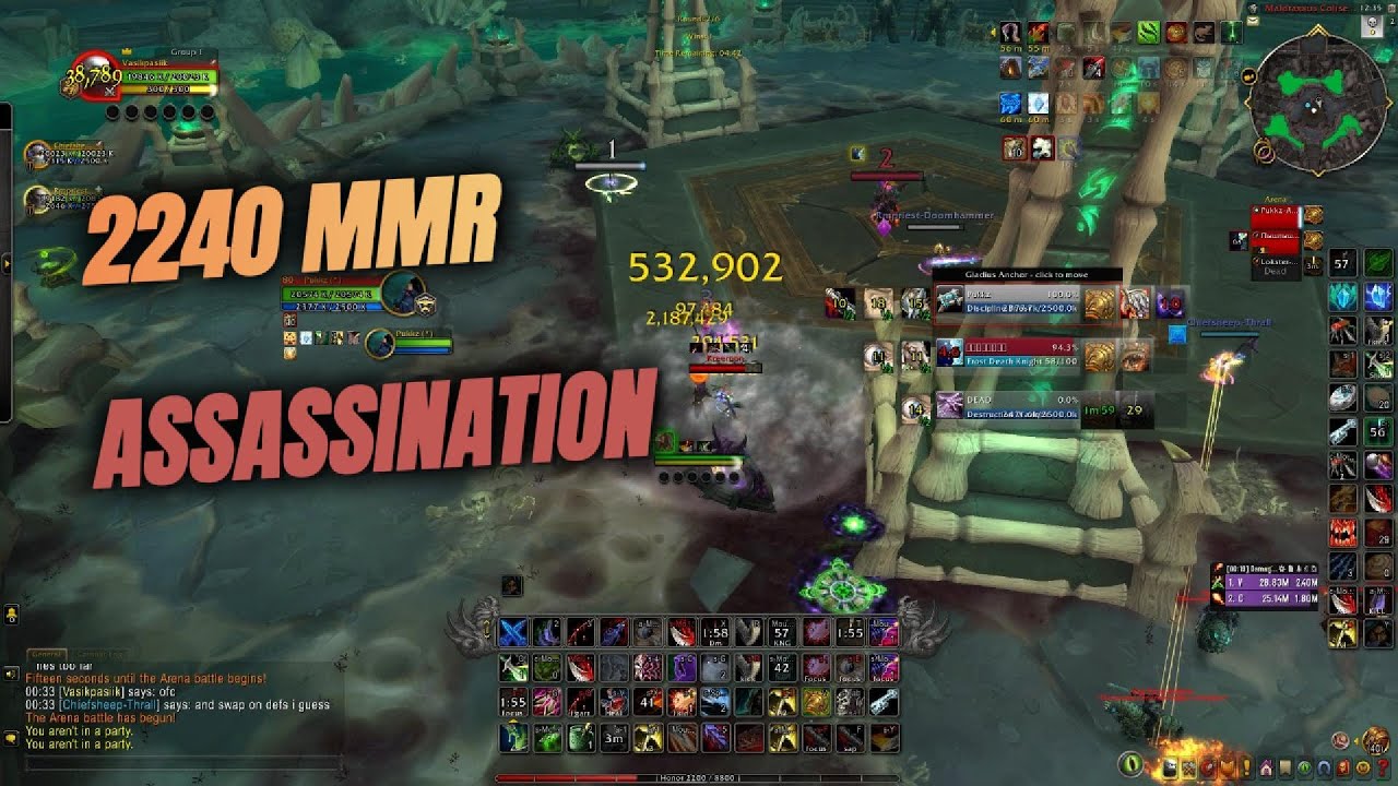 Assassination Rogue Solo Shuffle 4-2 TWW | WoW PvP 2240+ MMR