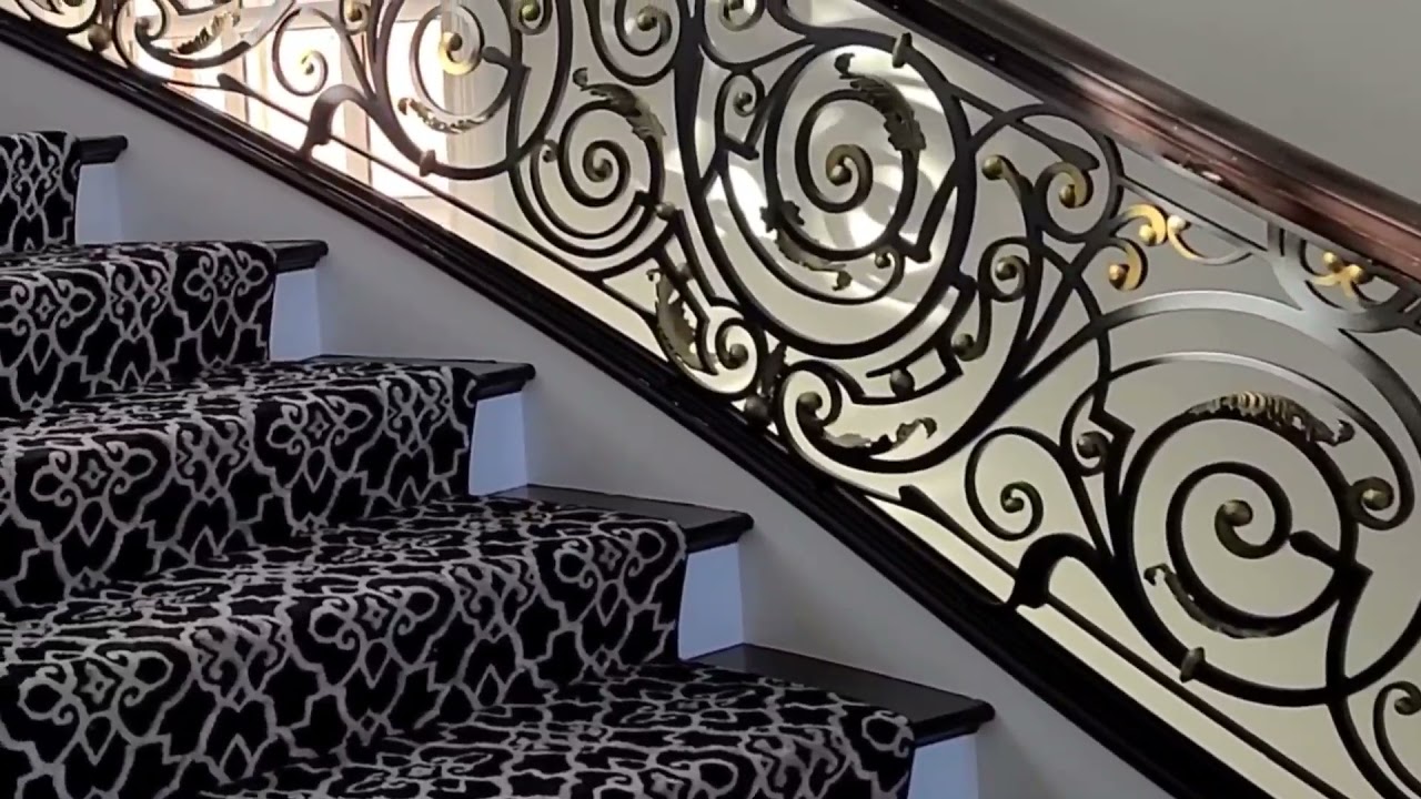 Custom Ornamental Iron Railings, St Charls Illinois 2021.